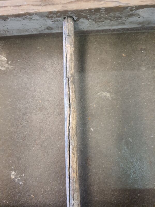 Ancienne échelle coulissante