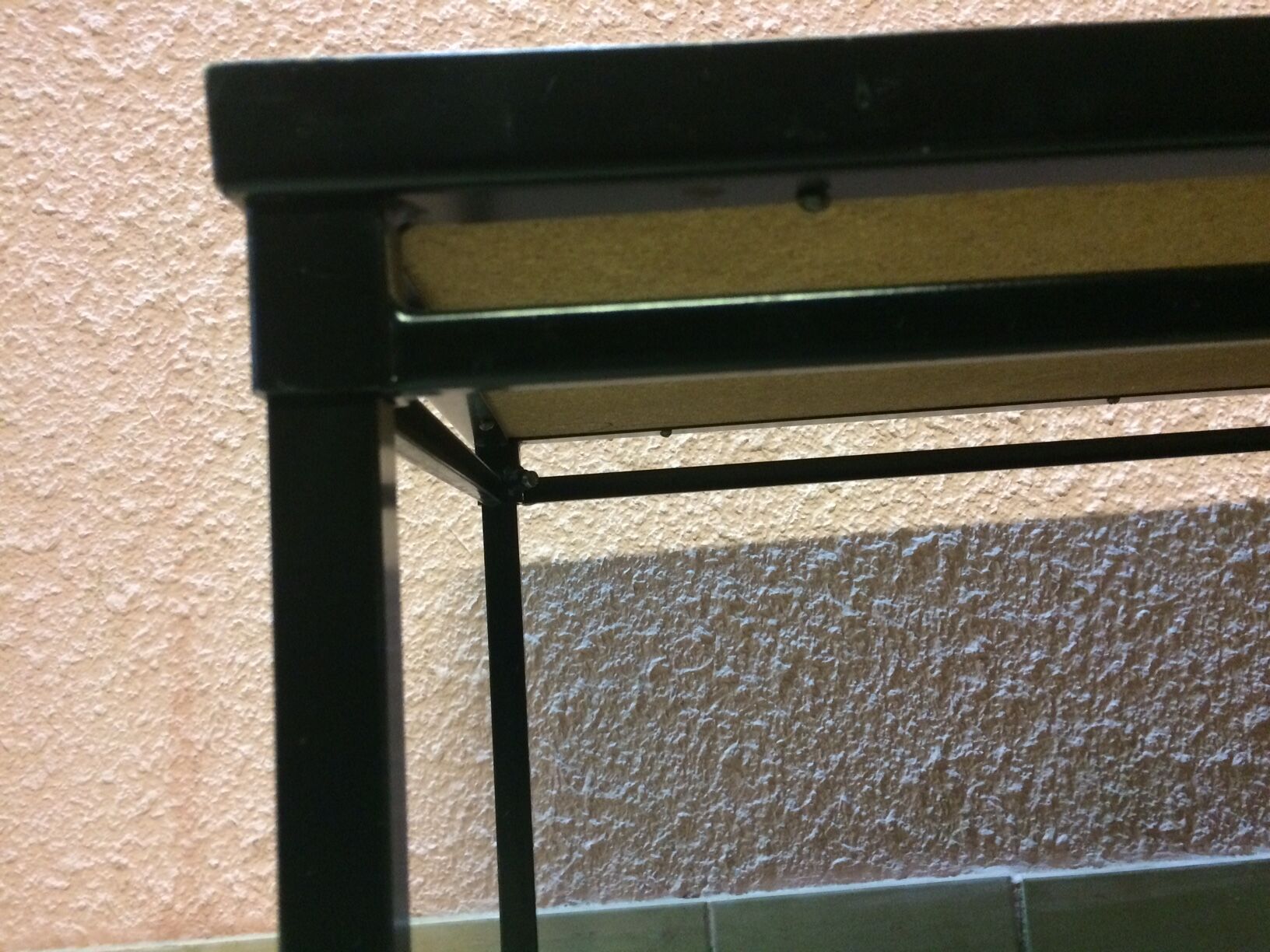 Vintage coffee table ceramic tray decorating orange flowers on grey background