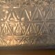 Chisled glass ceiling light