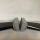 Asymmetrical marble art deco bookends