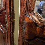 Paire de portes anciennes miroir