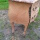 Commode ancienne en marqueterie style louis xv avec plateau marbre