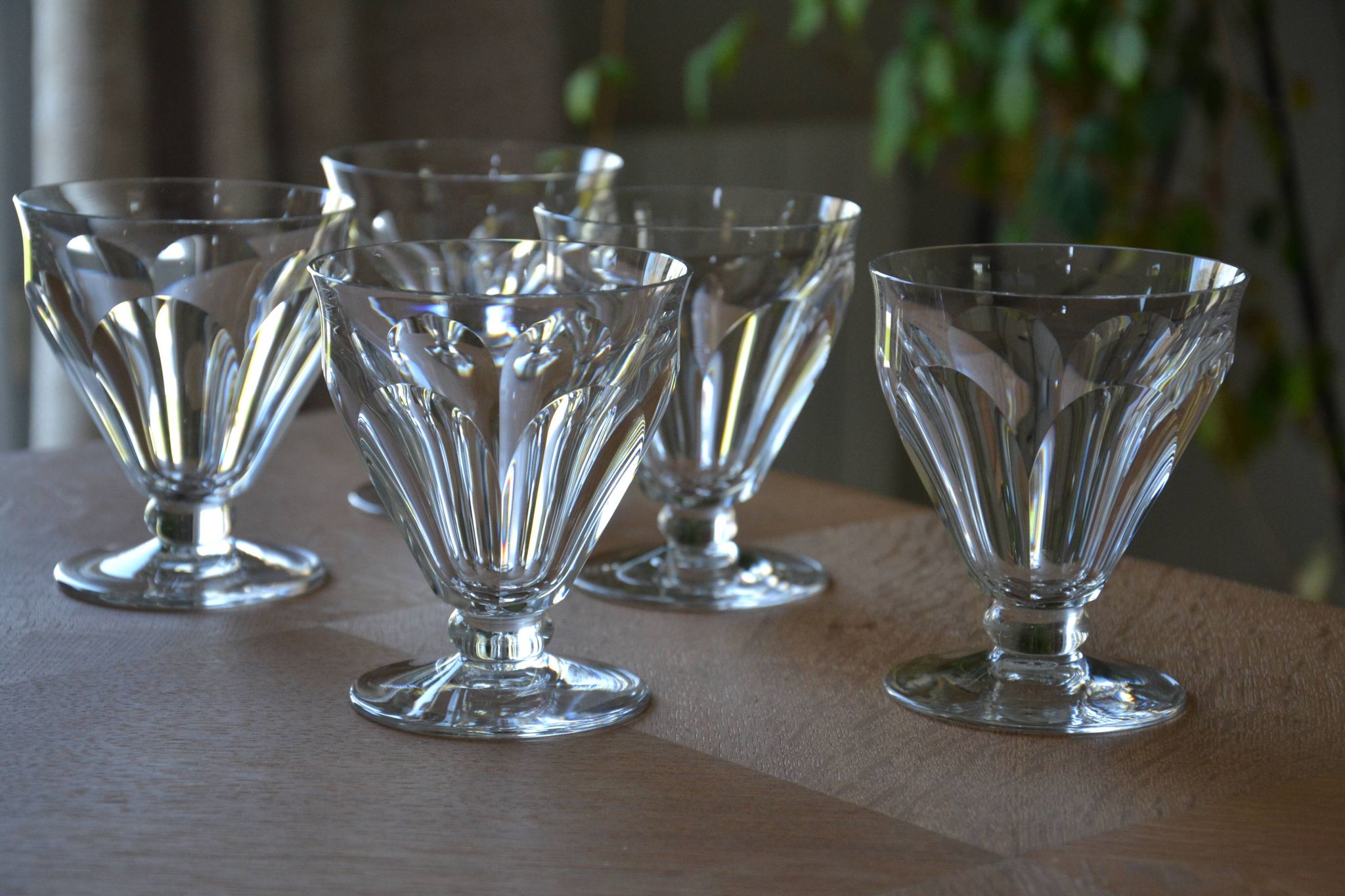 5 verres à eau Modèle Talleyrand cristal de Baccarat