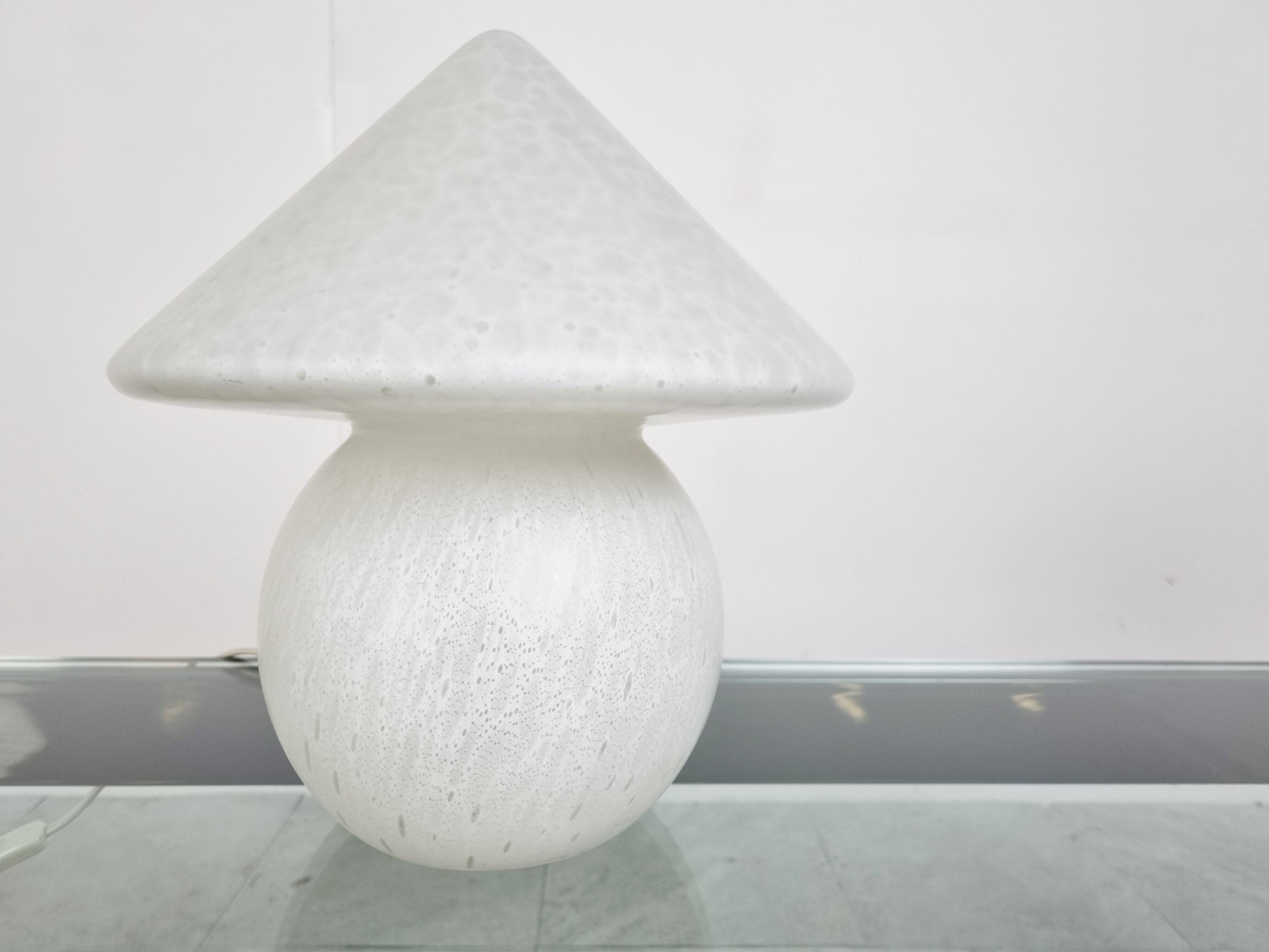 Vintage mushroom table lamp, 1970s