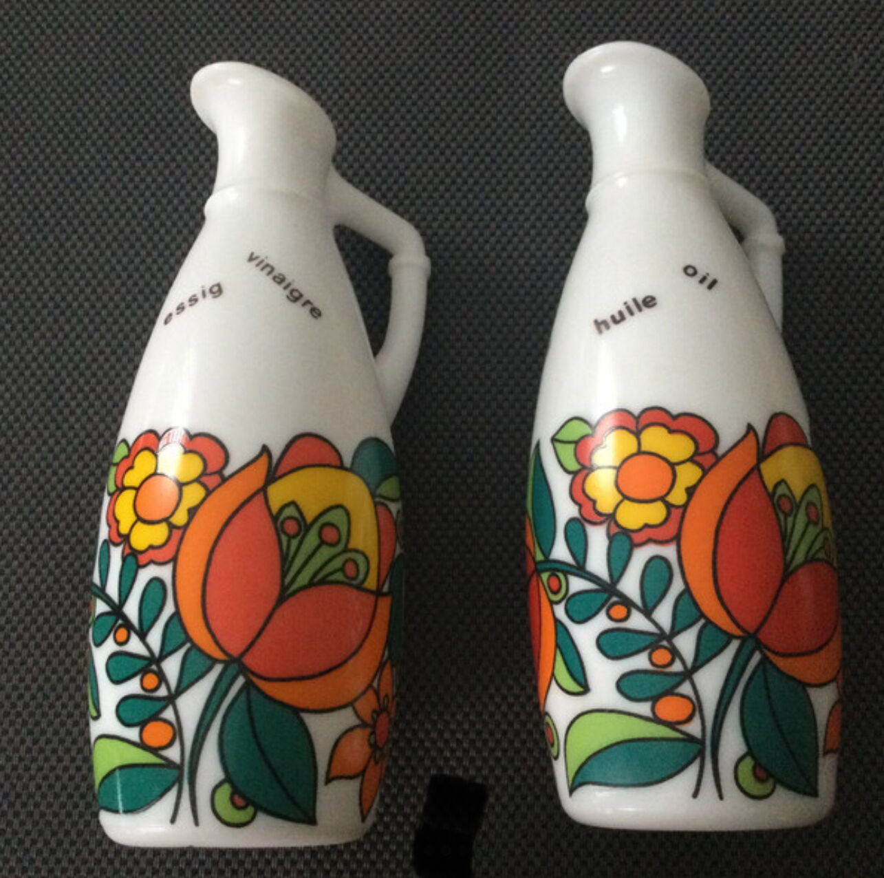 Vintage oil and vinegar set