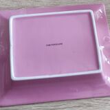 Vintage fine pink and gold porcelain ashtray