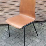 Set of 10 stackable industrial chairs