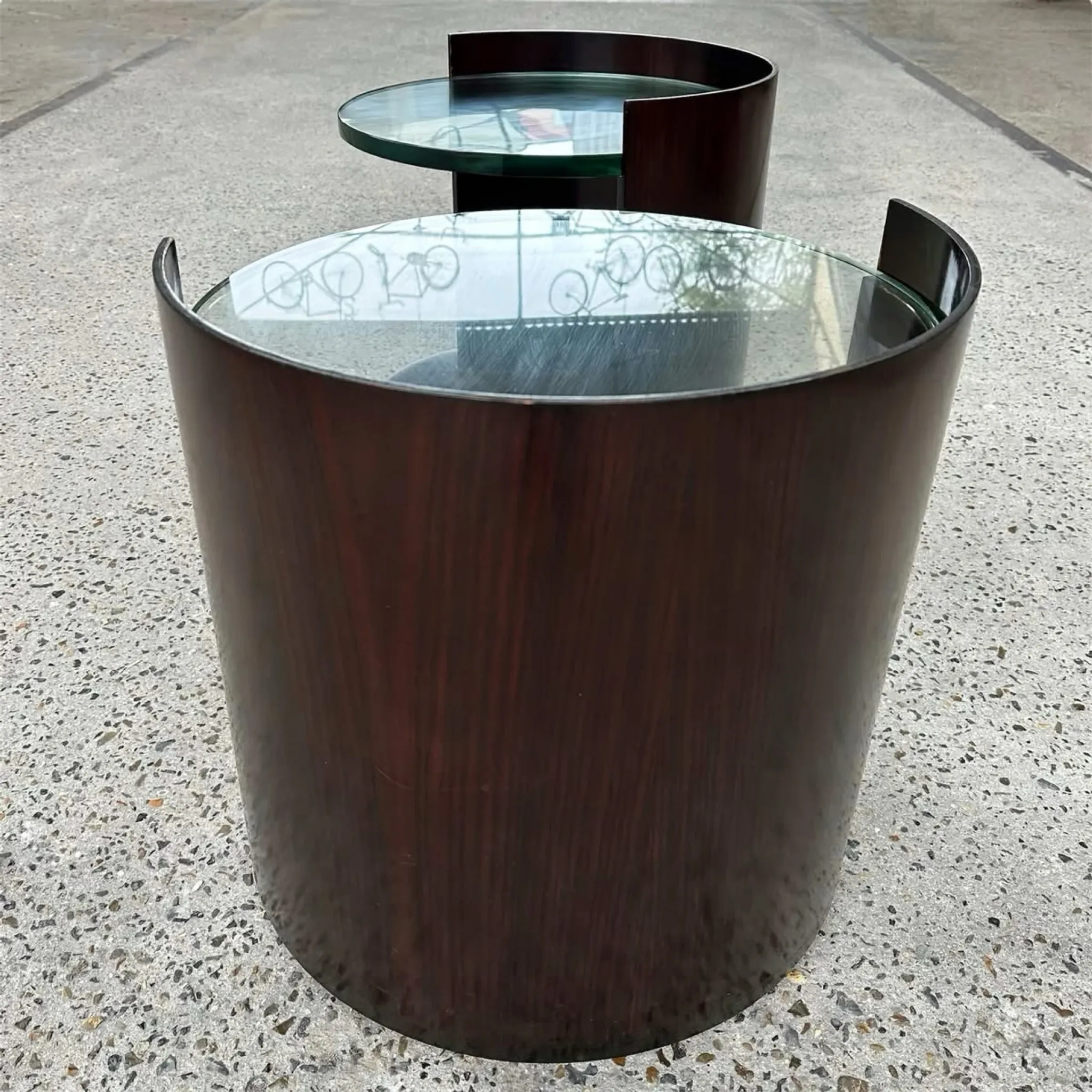 Pair of bedside tables by Gianni Moscatelli, 1970