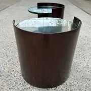 Pair of bedside tables by Gianni Moscatelli, 1970