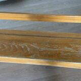 Vintage nursery school chest bench 1980s in pine