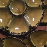 Set of 6 Gien oyster plates