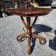 Thonet No. 1 curved wooden side table from the 19th century.