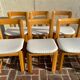 6 vintage chairs Scandinavian design Guilleumas