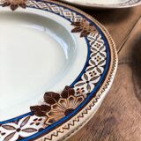 7 Creil Montereau plates