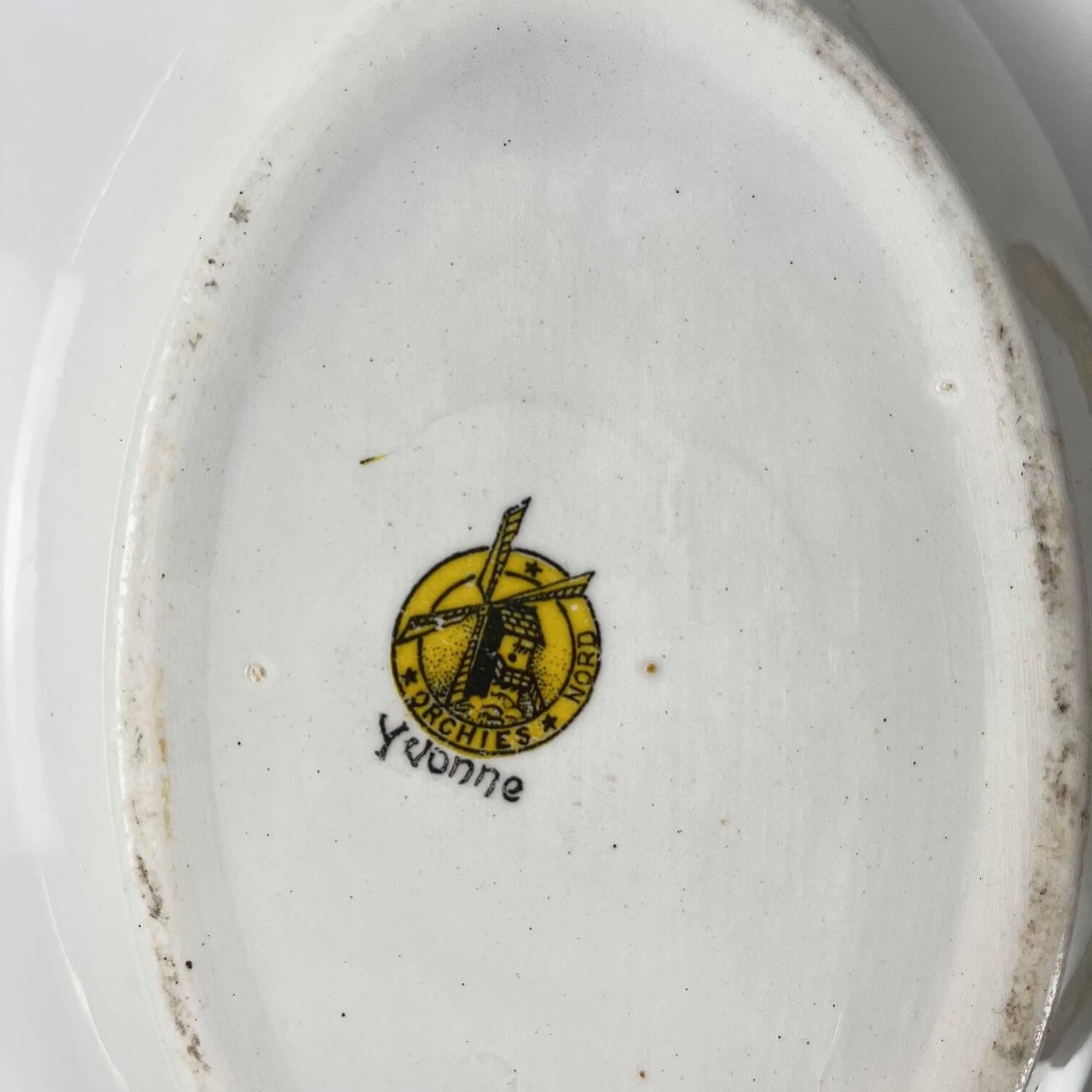 "Yvonne" iron earth soup tureen, Orchies, early 20th century