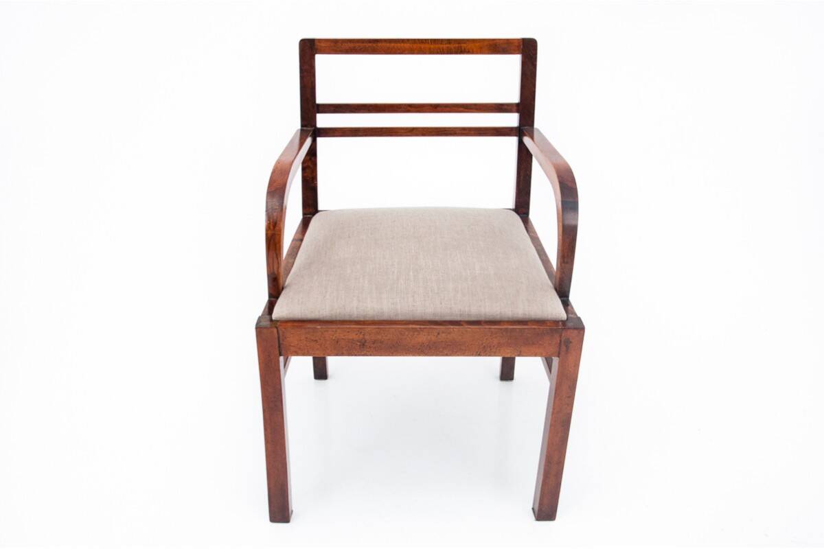 Art Deco armchair, Poland, 1930s. After renovation.