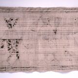 Vintage Korhogo Senoufo canvas tapestry L.103 cm