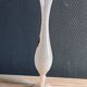 Vintage Italian White Nude Pink Opaline Soliflore Vase