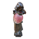 Art nouveau bronze lamp, by léo laporte blairsy et daum