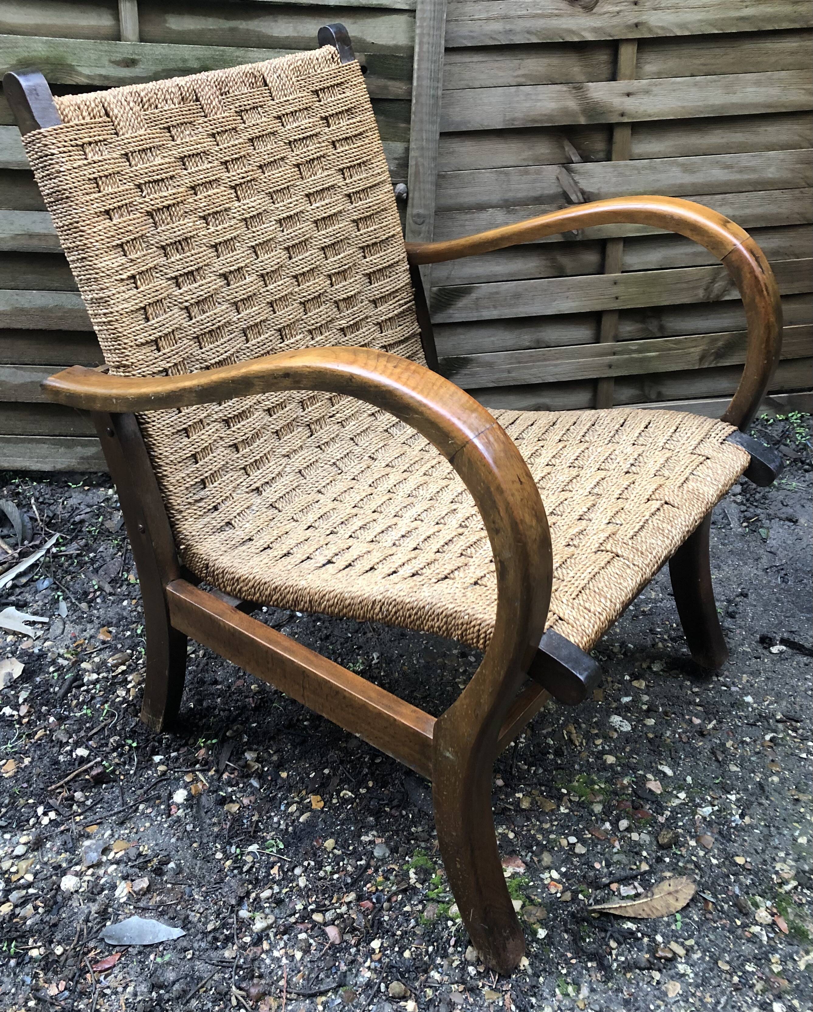 Art Deco armchair Erich Dieckmann 1930s/40s Bauhaus