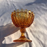 Amber glass calyx