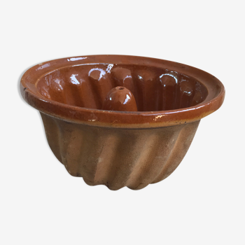 Moule à kouglof alsacien in glazed terracotta