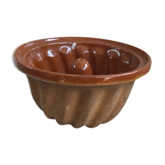 Moule à kouglof alsacien in glazed terracotta