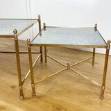 3-part coffee table from the 70s in the style of jansen