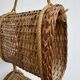 Suspended wicker rattan servant from the 1960s.
