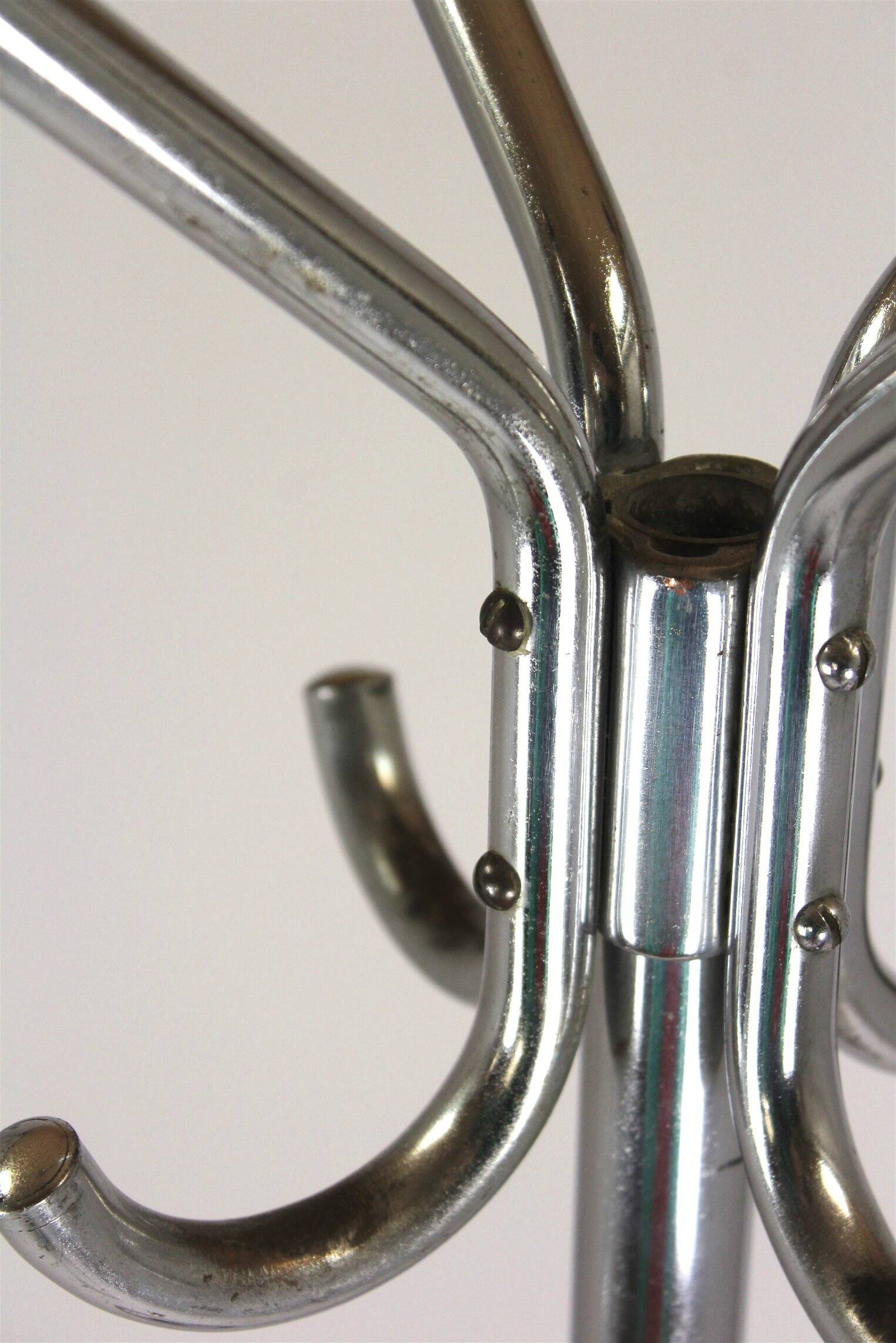 Bauhaus Chrome-Plated Coat Racks, 1930s, Set of 3