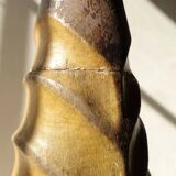 Handmade wooden African vase.