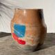 Raku vase / signed ceramic / handmade pottery