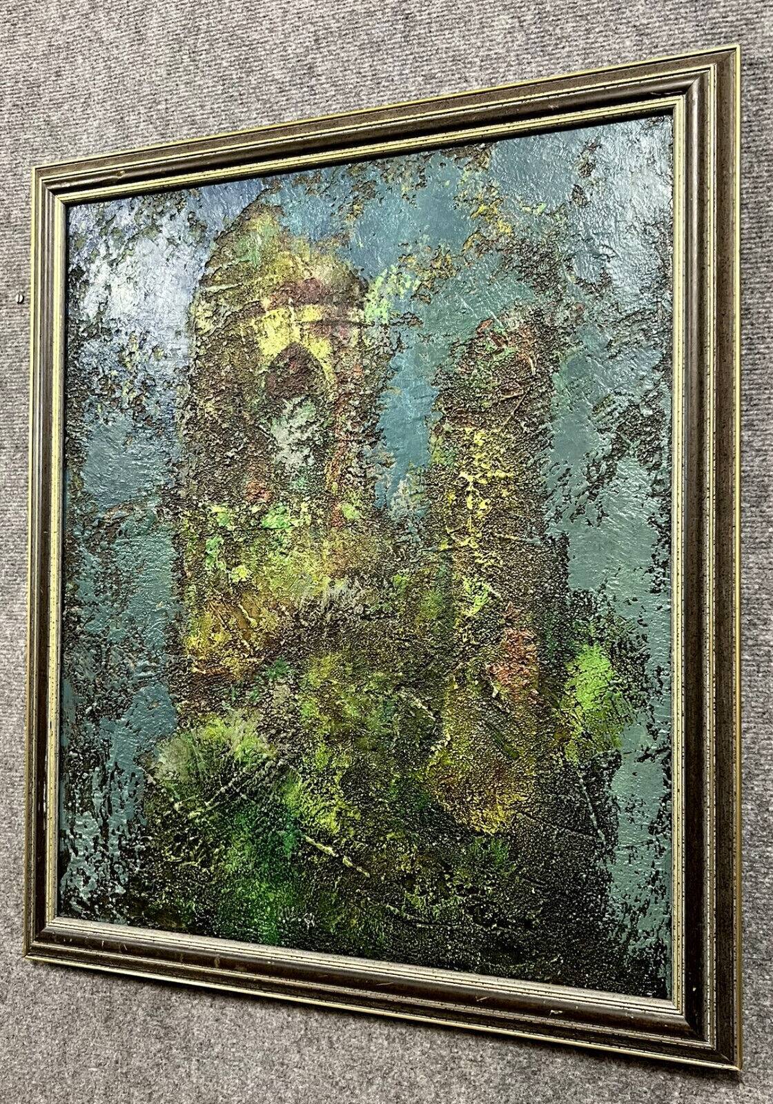 Russian School 1997: modernist oil on canvas