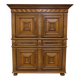 Buffet cabinet from Montbéliard, 18th century, in carved oak.