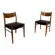 Pair of Italian design chairs by Consorzio Sedie Friuli, 1960s.