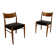 Pair of Italian design chairs by Consorzio Sedie Friuli, 1960s.
