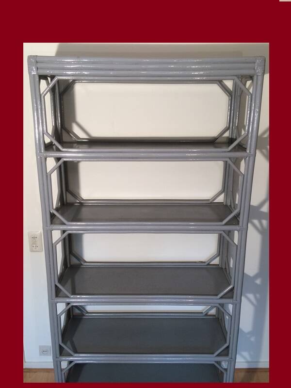 Bamboo shelf. Vintage 80s