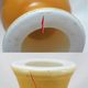 pair of small vases in hard stone carved Chinese China