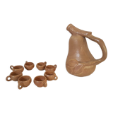 Stoneware liqueur service