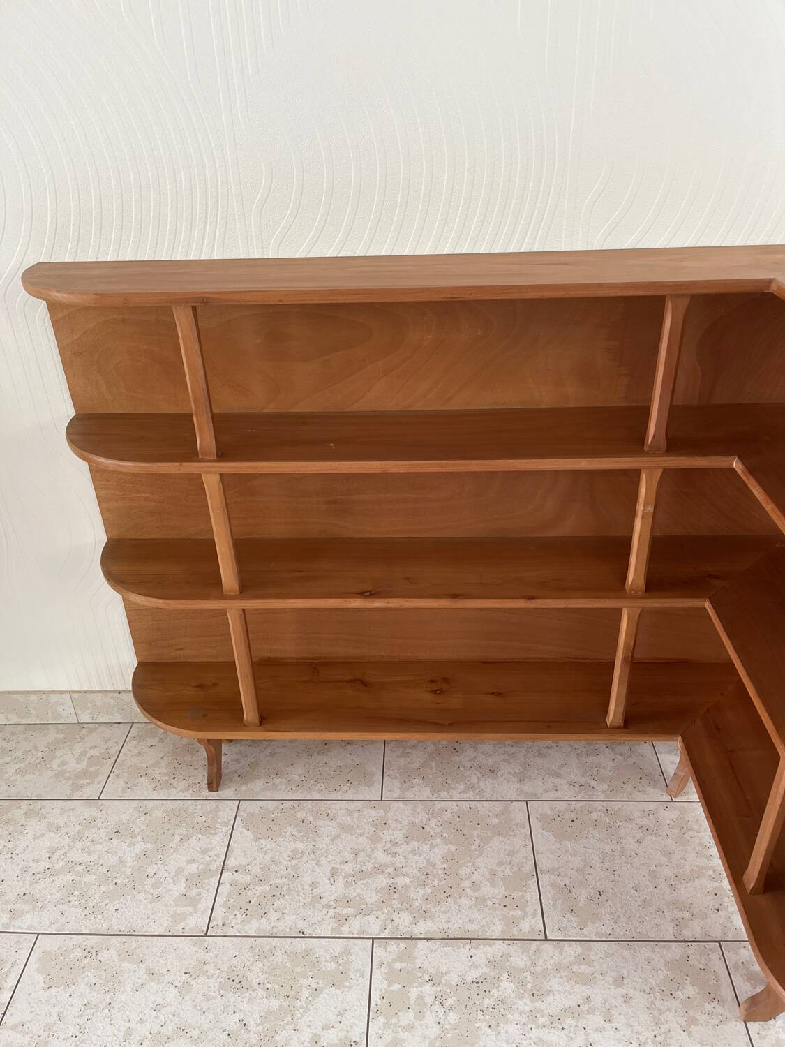 Corner bookcase shelf from the 60s ART DECO