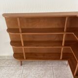 Corner bookcase shelf from the 60s ART DECO