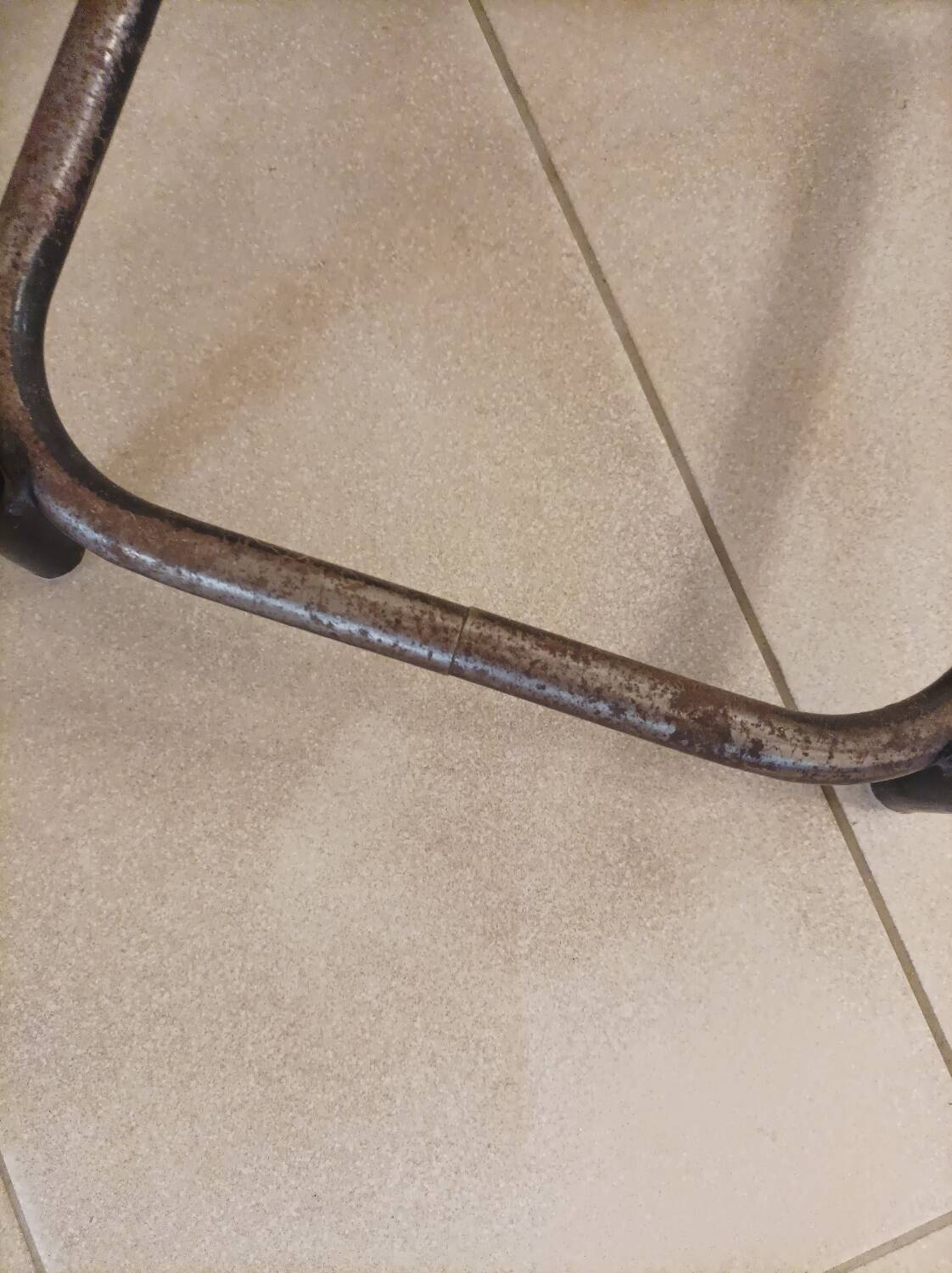 Industrial metal wood stool