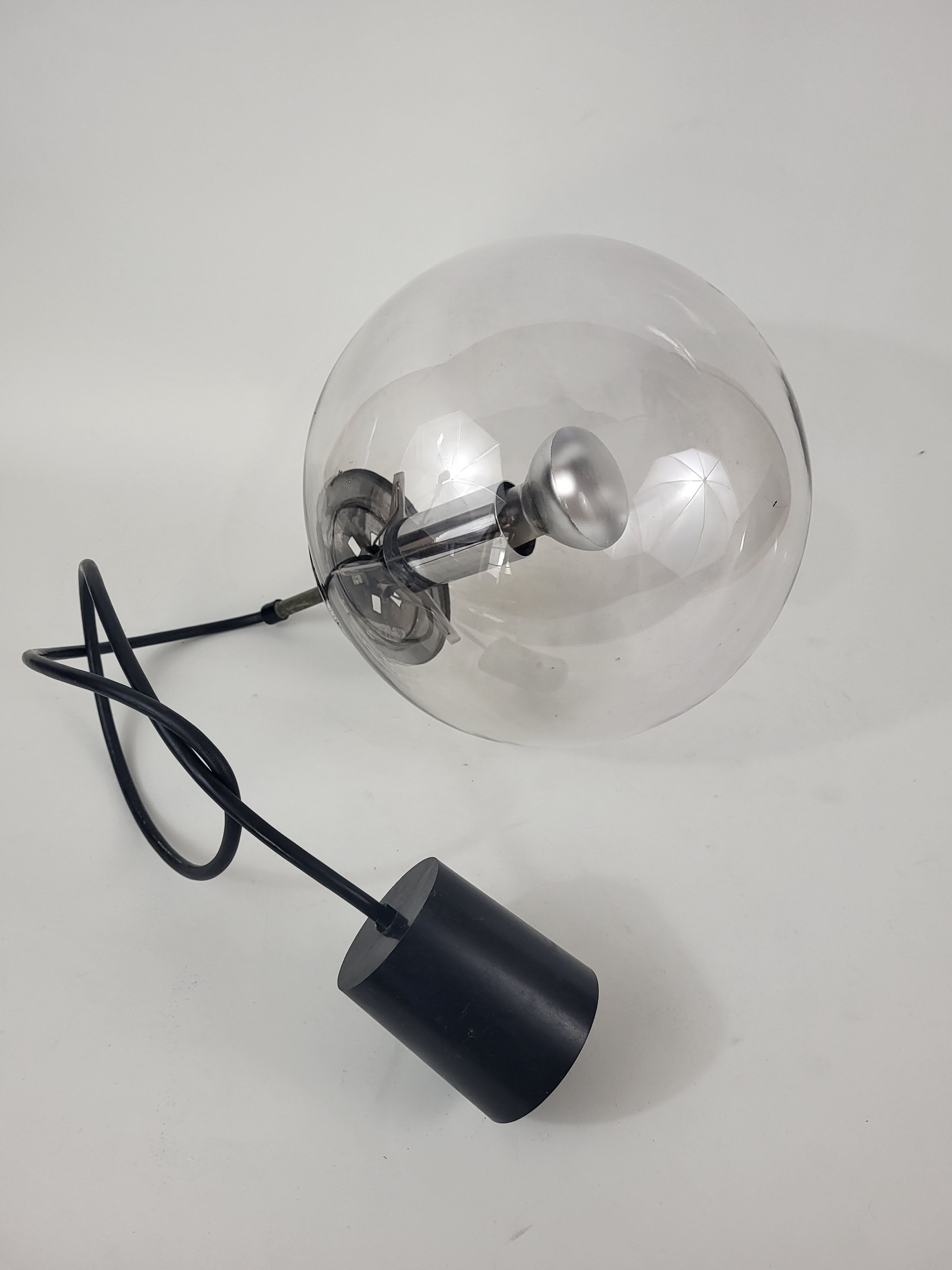Pendant lamp globe boule limburg 70s