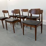 Vintage Teak Dining Chairs from Casala, 1960s, Set of 6