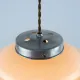 Vintage Art Deco Hanging Lamp, 1960s Pink Ceiling Light