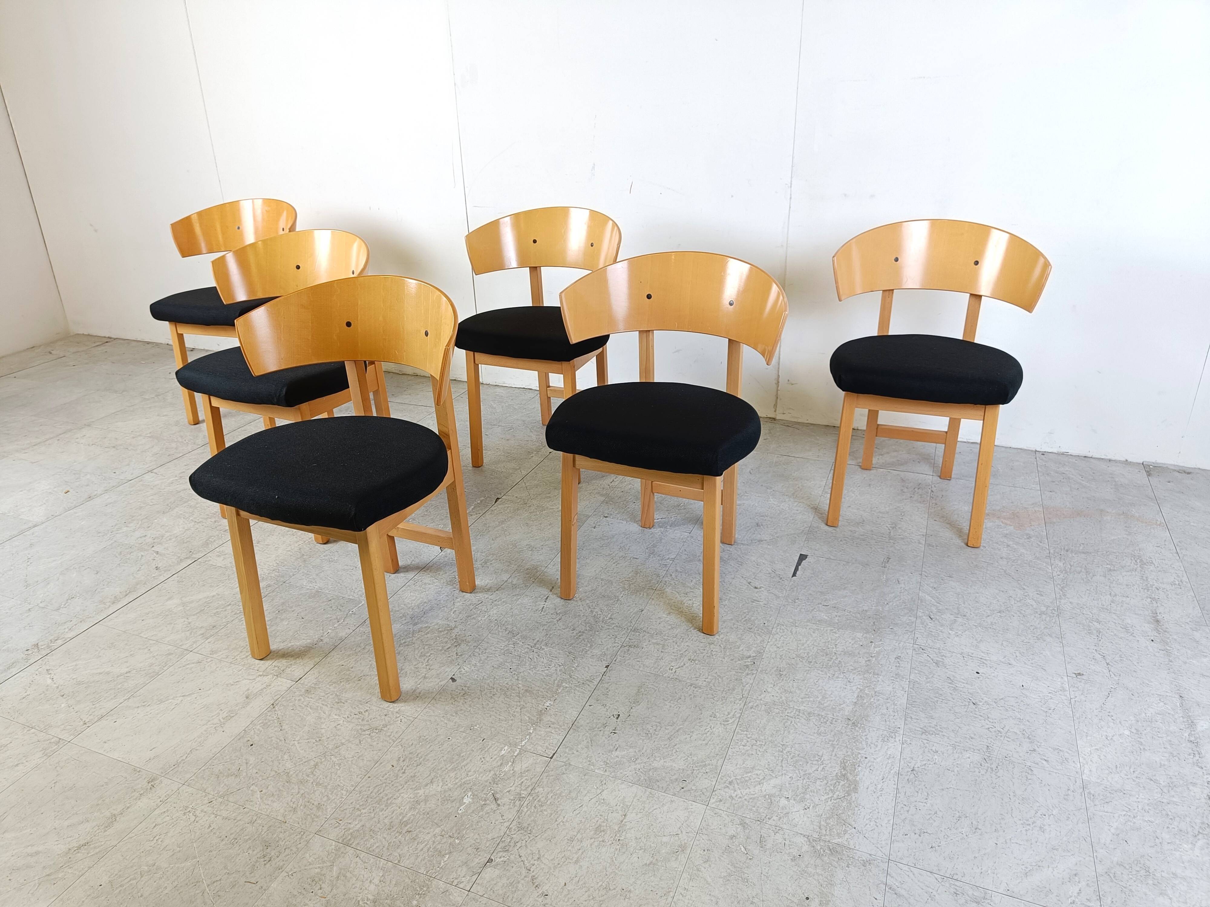 Vintage Ikea dining chairs by Niels Gammelgaard, 1990s