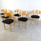 Vintage Ikea dining chairs by Niels Gammelgaard, 1990s