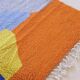 Custom-made traditional hand-woven wool Berber rug