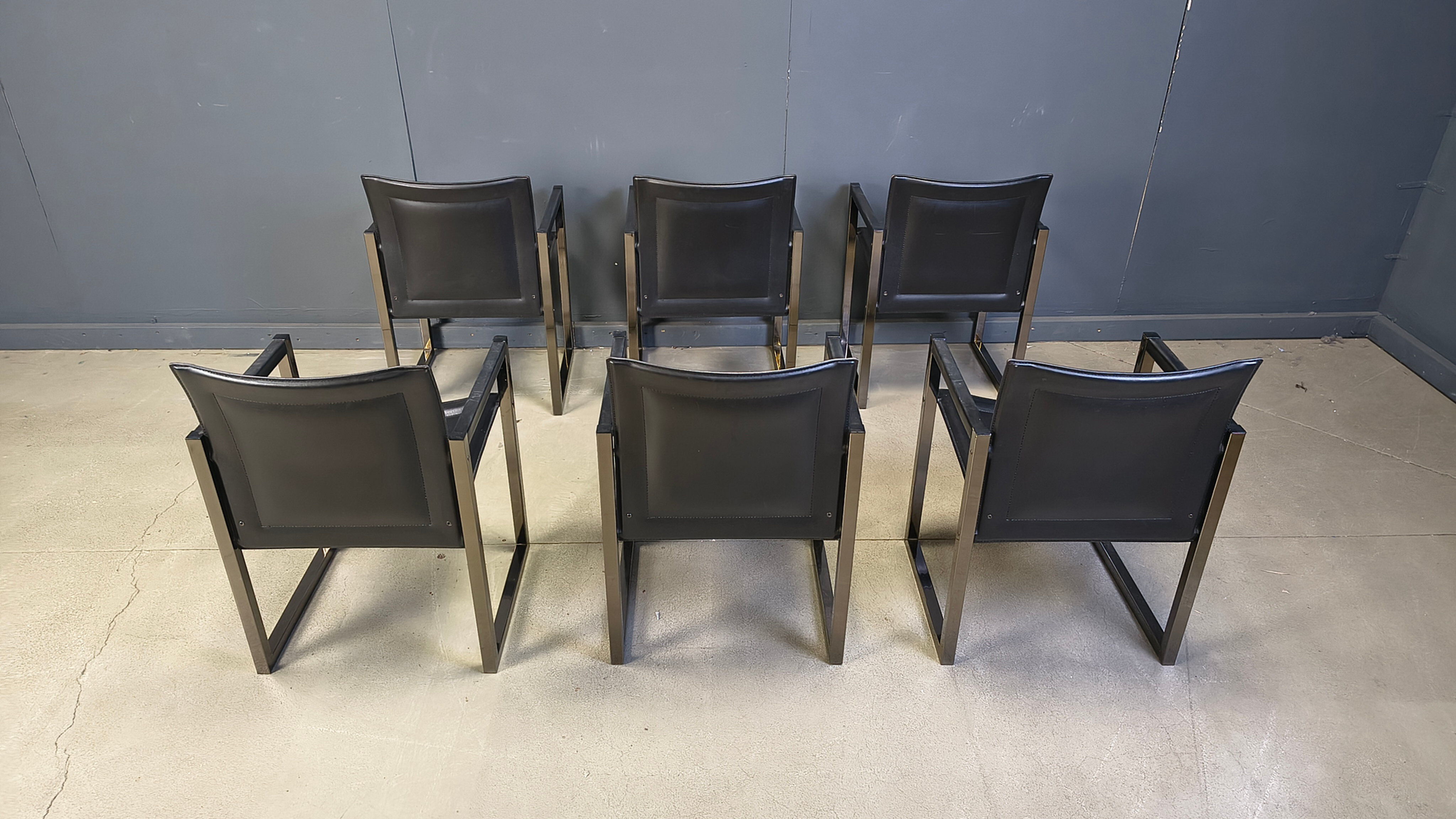 Vintage dining chairs by Arrben, 1980s