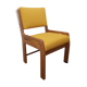 Chaise années 50 en orme et tissu